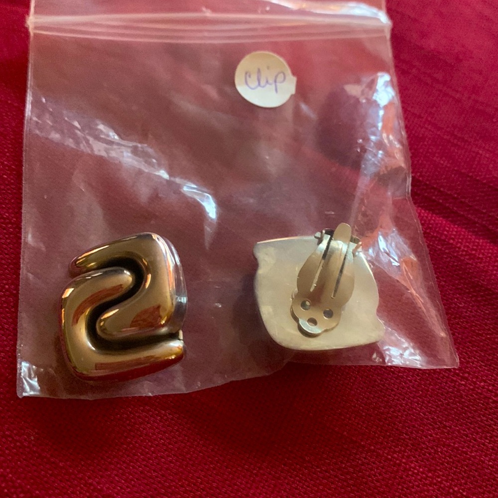 NEW: Sterling silver clip-on earrings
